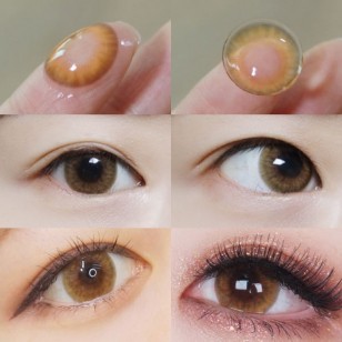 LENSME Megalook Fallin Brown(月拋)